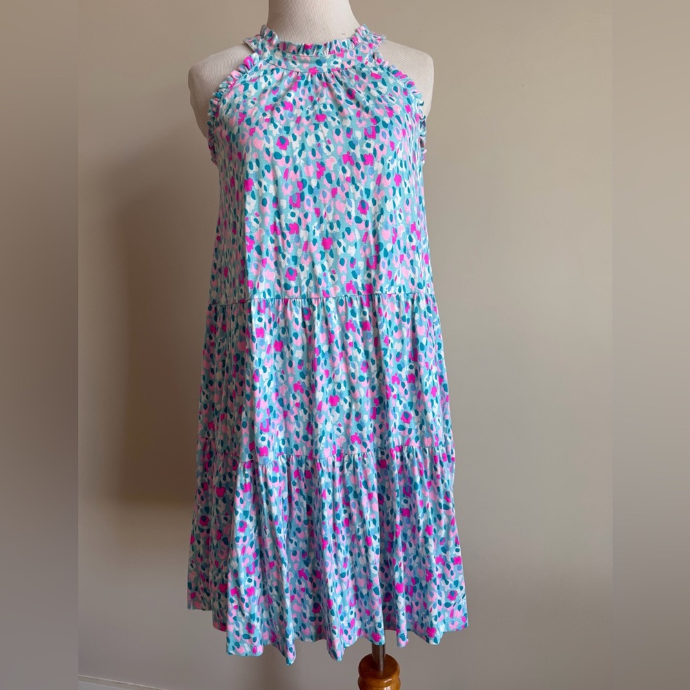 Lilly Pulitzer Jerrica Multi hottie Dottie Swing Dress in XXS
